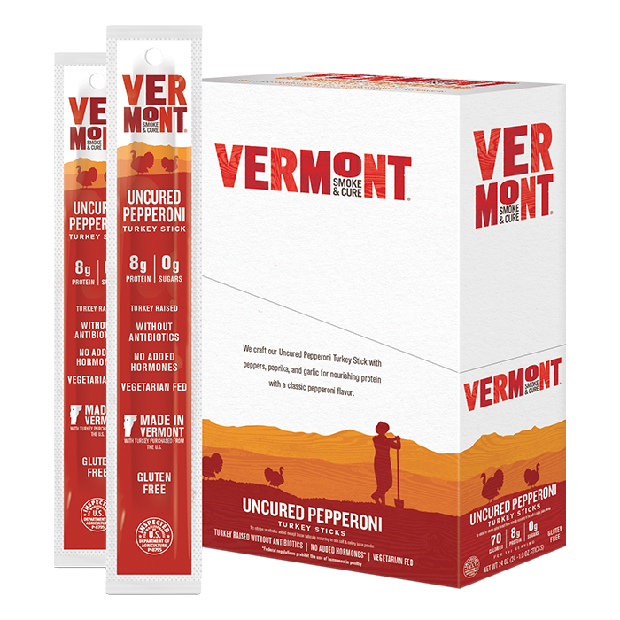 Uncured Pepperoni Turkey Meat Sticks Vermont Smoke & Cure®